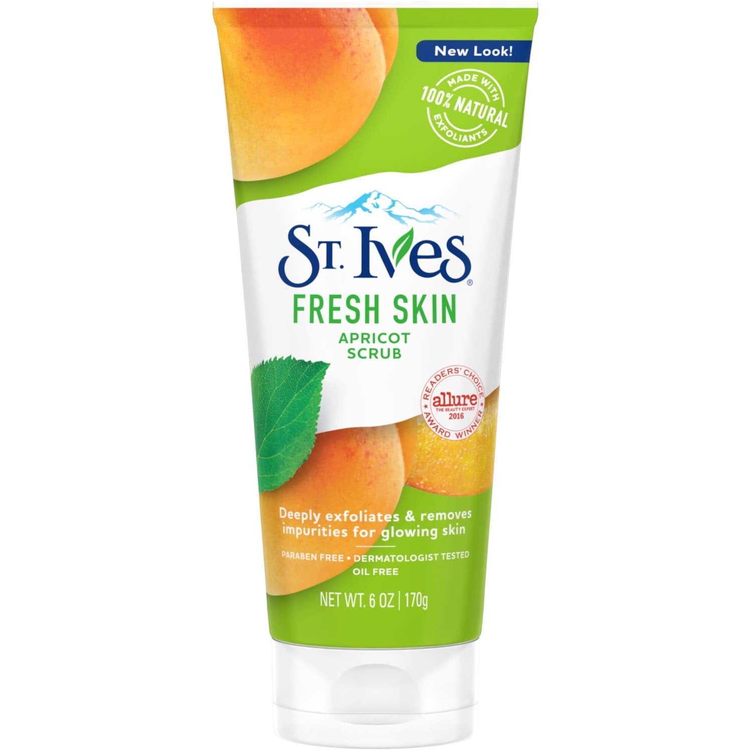 St Ives Face Scrub Naturally Clear Fresh Skin Apricot 6oz