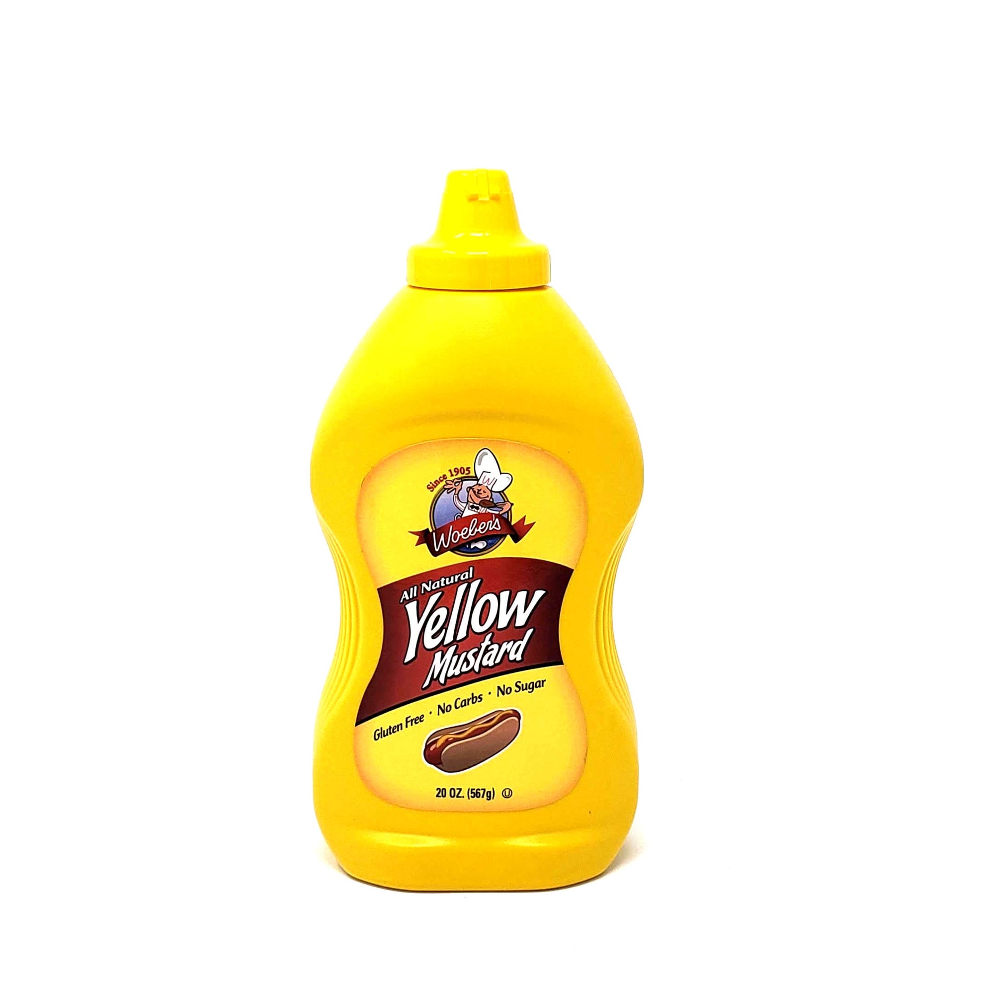 Woebers Yellow Mustard 20oz