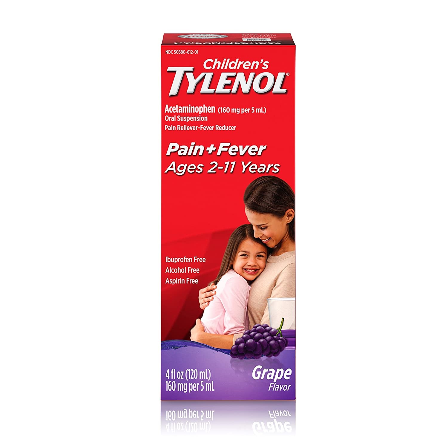 Tylenol Childrens Fever & Pain Reliever Liquid Grape 4oz