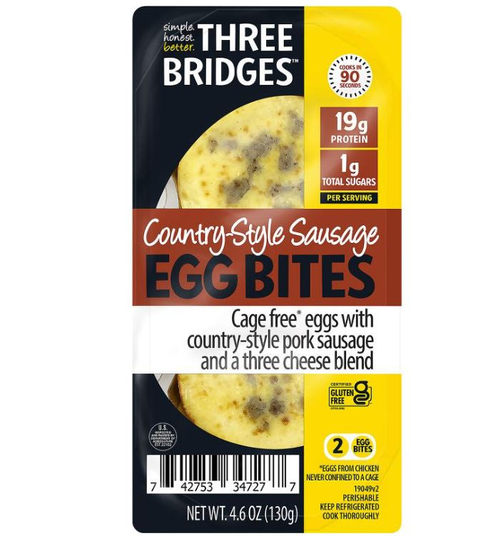 Three Bridges Egg Bites Country Sausage 4.6oz