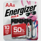 Energizer Max Batteries AA 8ct