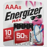 Energizer Max Batteries AAA 8ct