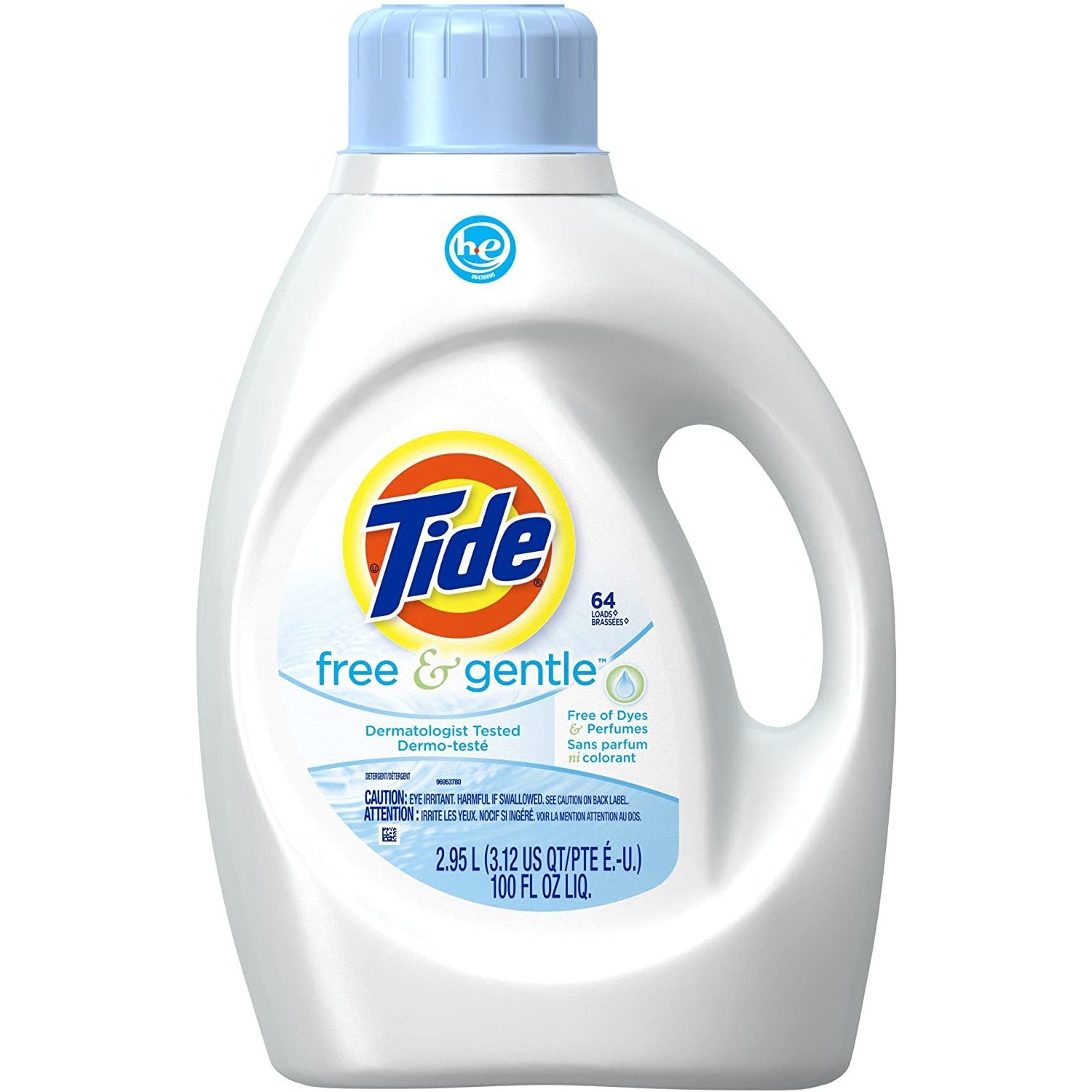 Tide Laundry Detergent Free & Gentle 64 loads 92oz