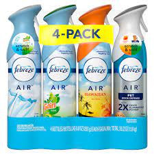 BIZ Febreze AIR Fresheners (4 bottles 8.8oz)