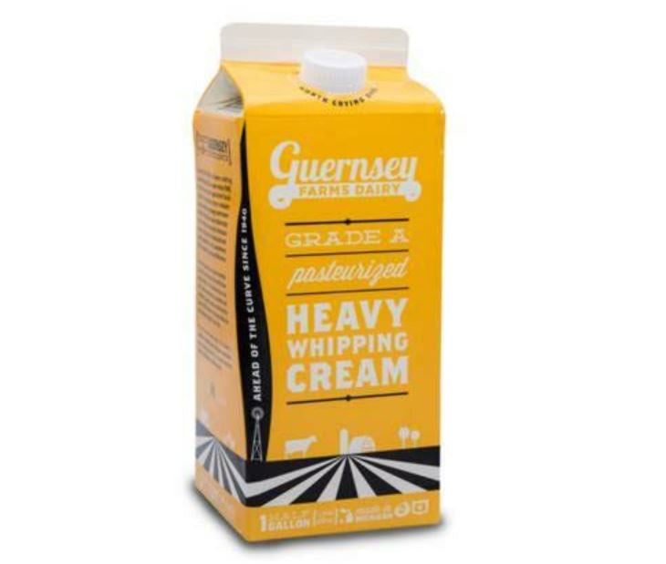 Guernsey Heavy Whipping Cream Half Gallon