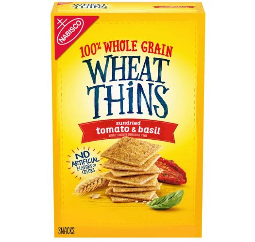 Nabisco Wheat Thins Crackers Sundried Tomato & Basil 8.5oz