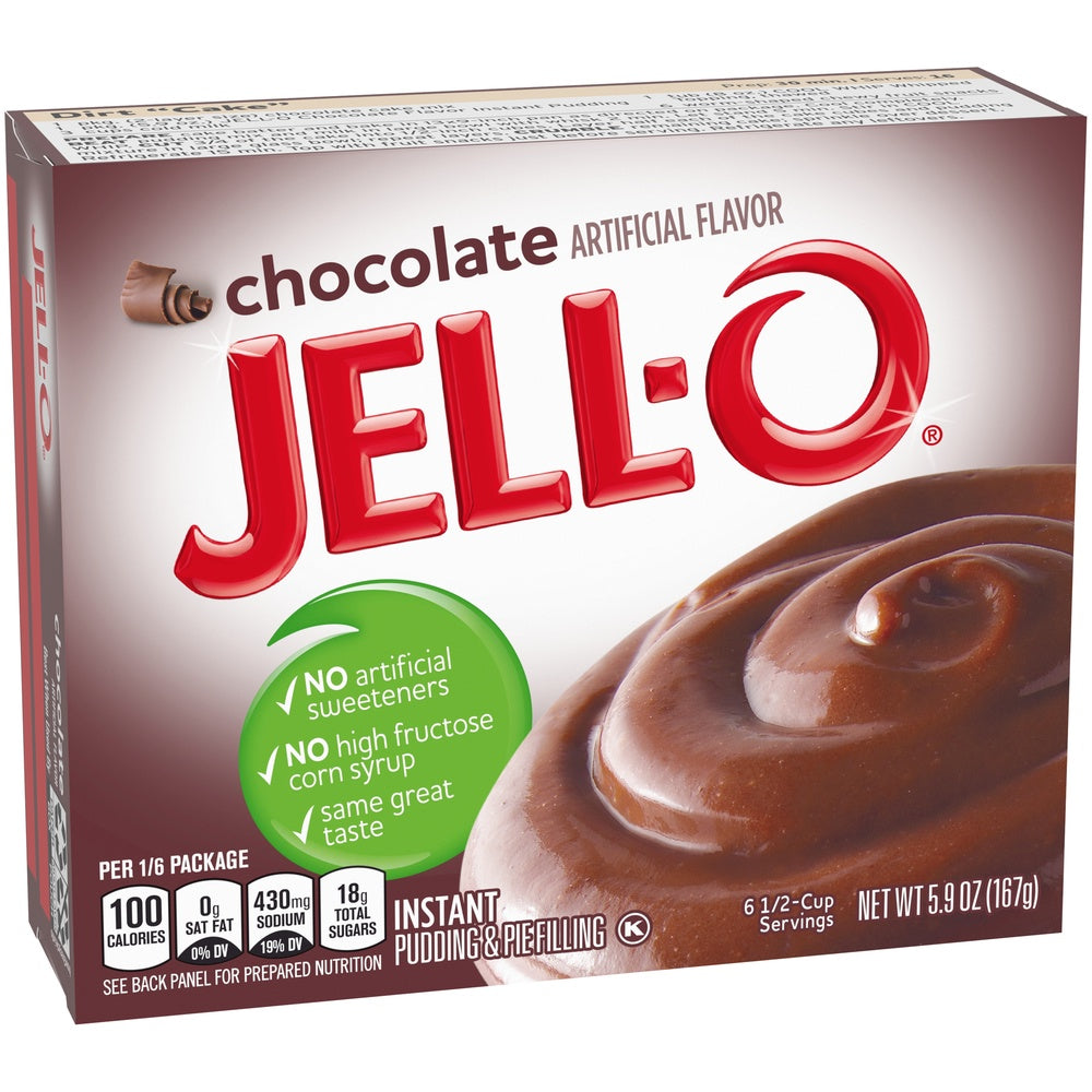 Jello Instant Chocolate Pudding Mix 3.4oz