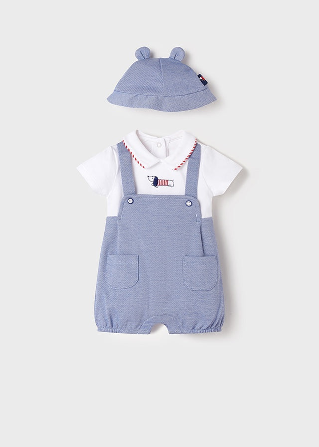 Mayoral Bodysuit with Hat 1m