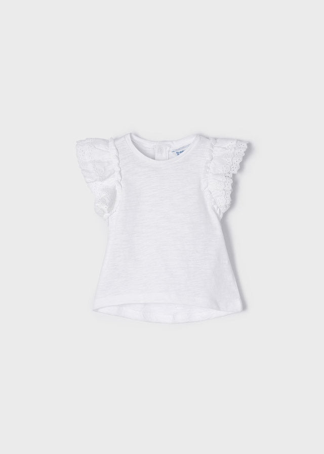 Mayoral Ruffled Sleeve T-Shirt 9m