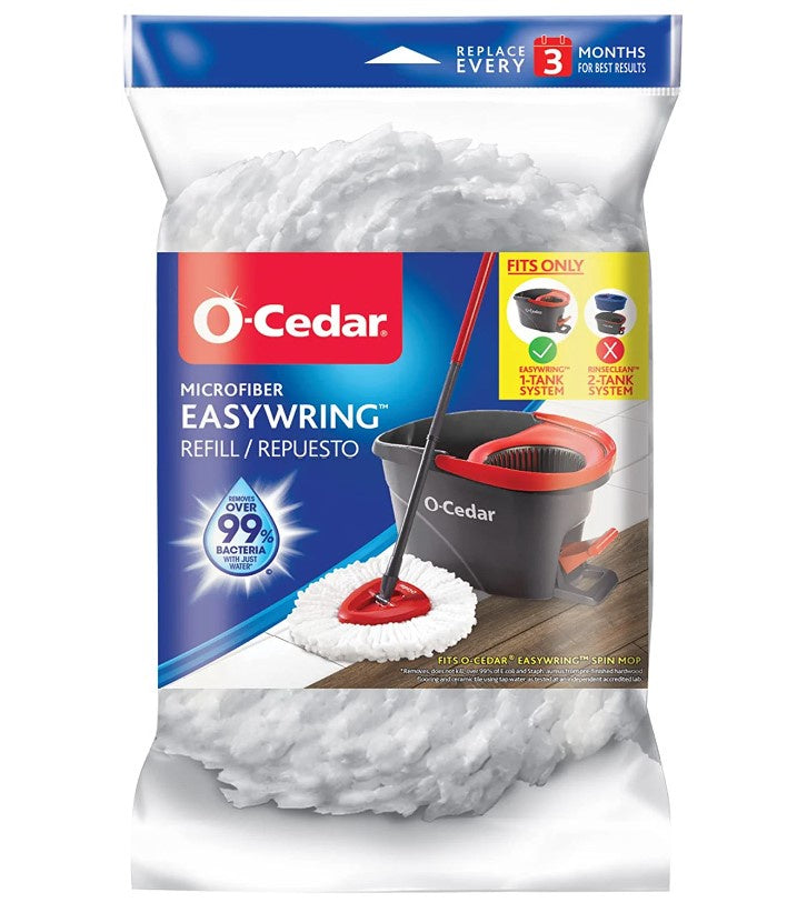 O-Cedar Microfiber Easywring Mop Head Refill 1 ct.