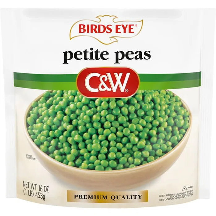 C&W Birds Eye Petite Peas 16oz