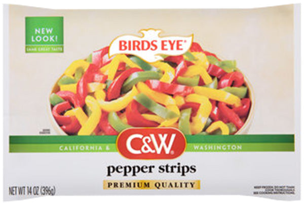 C&W Birds Eye Pepper Strips 14oz