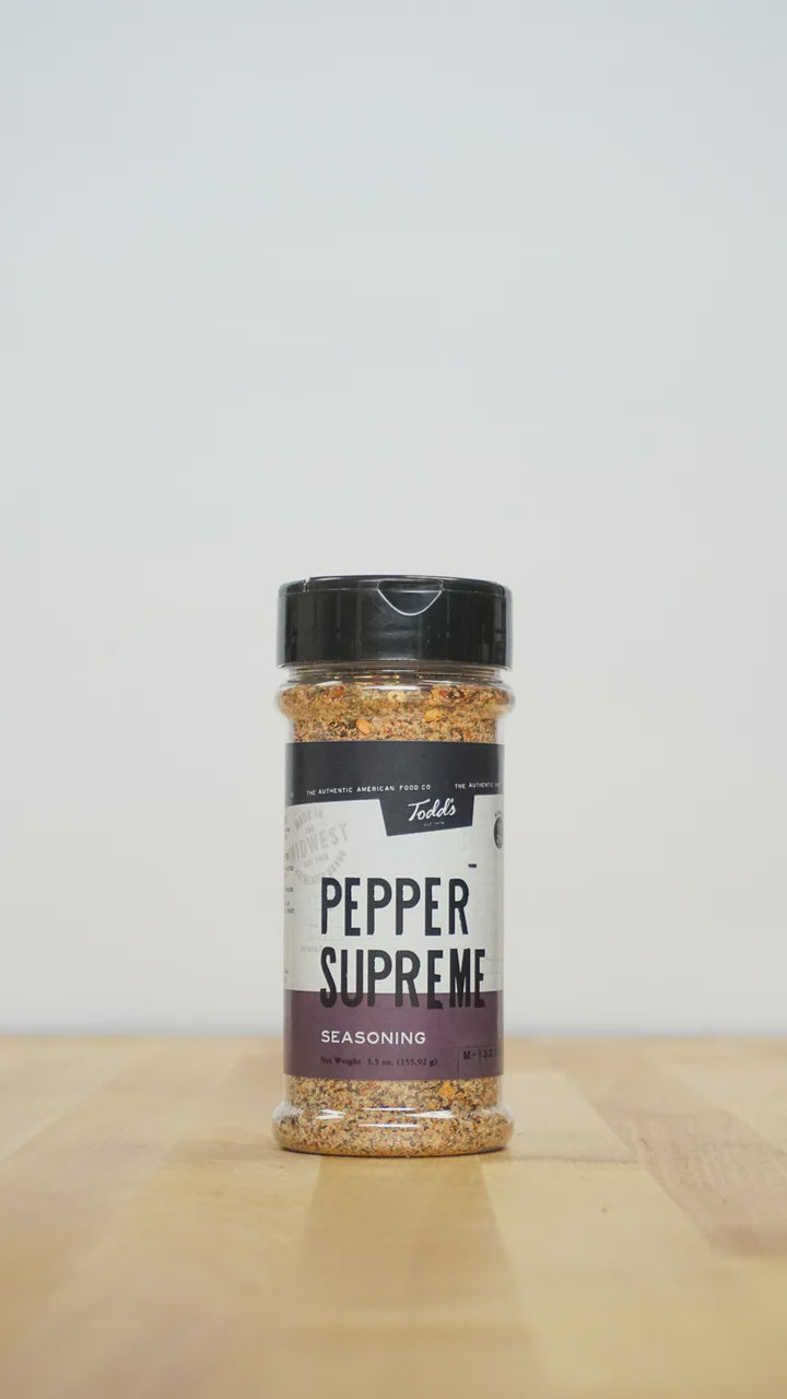 Todd's Pepper Supreme Seasoning 5.5oz (155.92g)