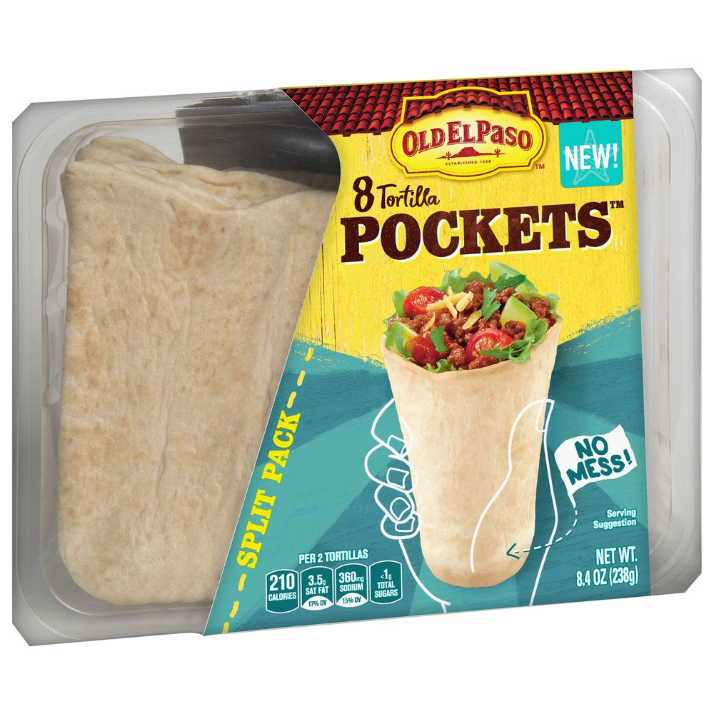 Old El Paso Tortilla Pockets 8ct/8.4oz