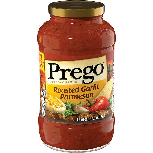 Prego Pasta Sauce Roasted Garlic Parmesan 24oz