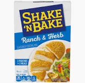 Kraft Shake N Bake Ranch & Herb Seasoned Coating Mix 4.75oz