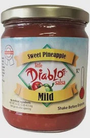 Little Diablo Sweet Pineapple Salsa 16oz