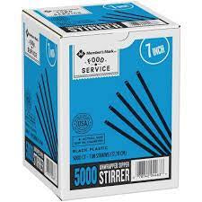 BIZ Members Mark 7" Sipper Stirrers (5000ct)