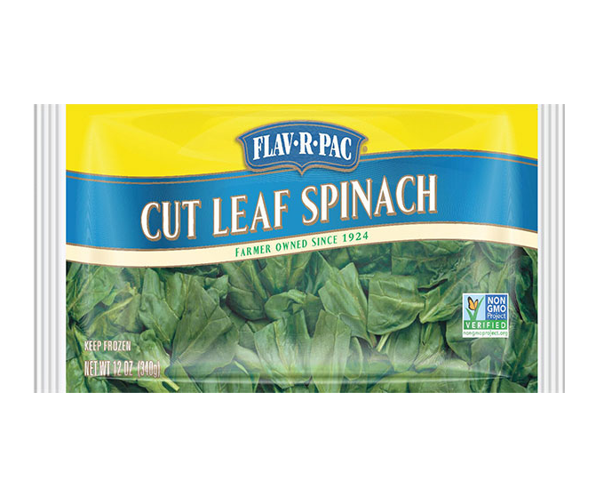 Flavorpac Spinach Cut 12oz