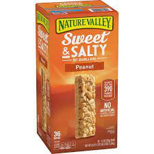 BIZ Nature Valley Granola Bars Sweet & Salty Peanut 36ct