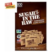 Sugar In The Raw Turbinado Cane Sugar, 200 packets