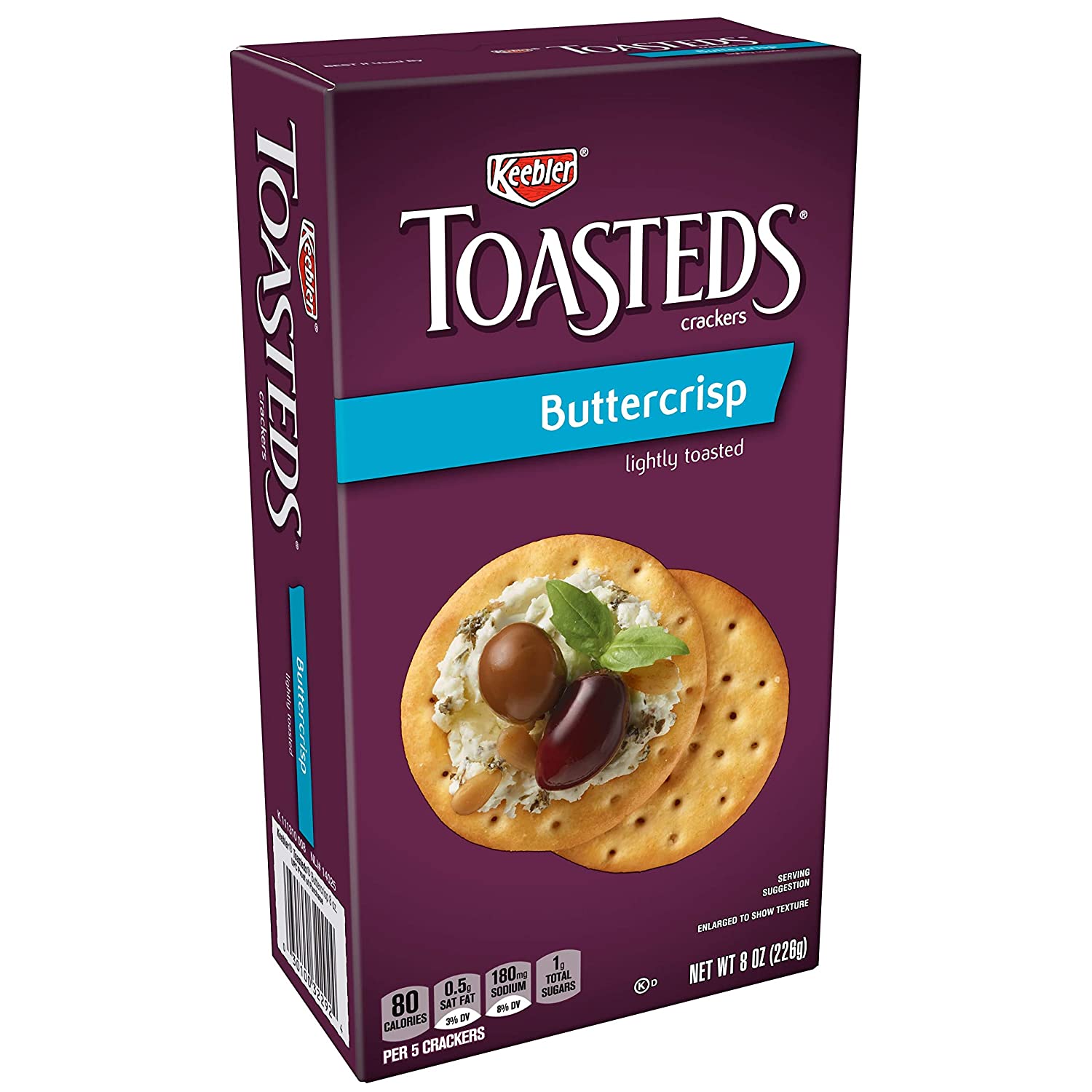 Keebler Toasteds Crackers Buttercrisp 8oz