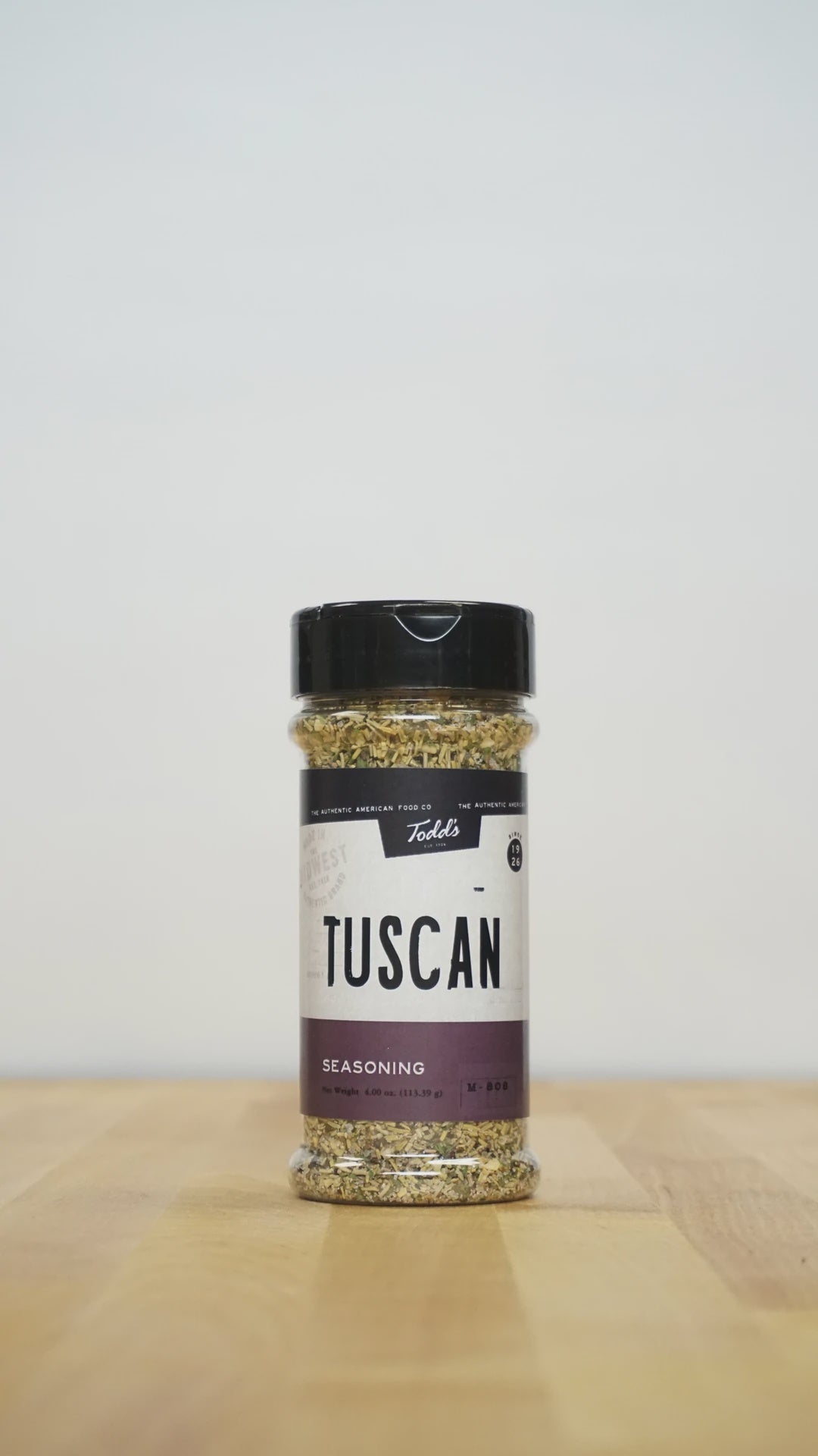 Todd's Tuscan Seasoning 4oz