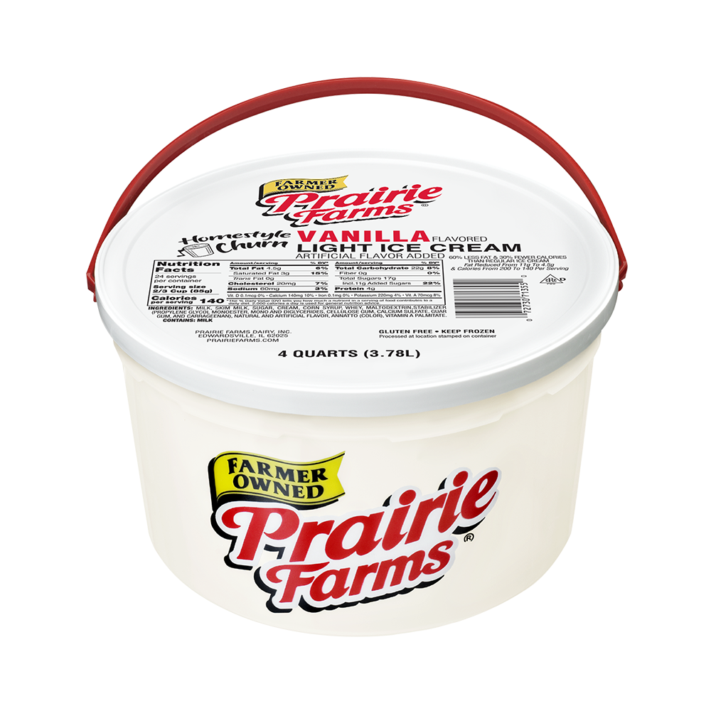 Prairie Farms Vanilla Ice Cream 4qt